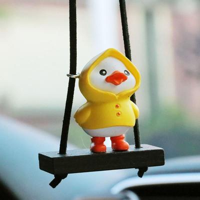 Small Yellow Duck Practical Small Decorations Car Craft Supplies Pendant Portable Simple Creative Car Car Accessories