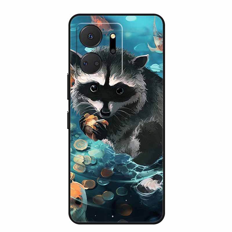 Handyhülle Für Honor X7a Rückseite Hülle X 7 a Coque Stoßfest Schwarzes Silikon Weiche Funda Für Honor Play 7T 7 T Hülle Play7T Capa