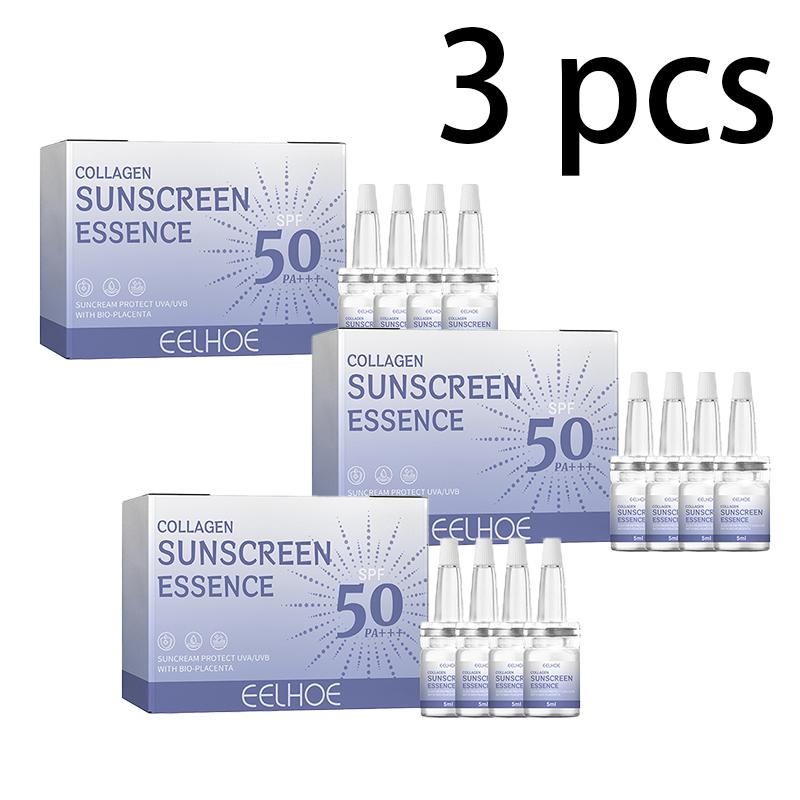 EELHOE Face Essence Collagen Moisturizing Skin Care Refreshing Brightening Rejuvenating Essence Against Strong Sunlight