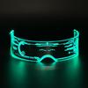Punk‑Gypsy Tech‑Style LED Glowing Glasses, Flash‑Effect Party Eyewear for Electric‑Music‑Festival KTV Bar Cyberpunk‑Themed Events