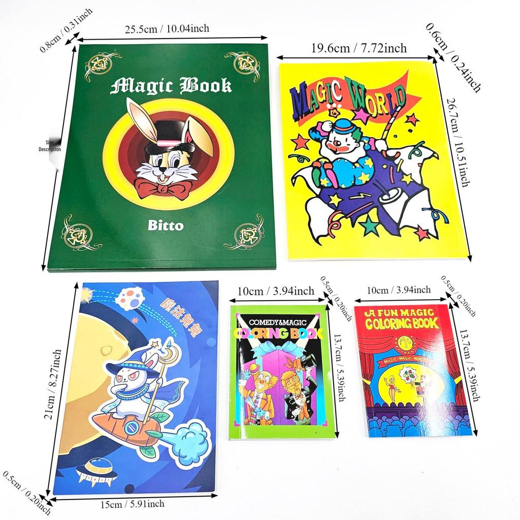 Magic Color-Changing Animation Book - Large Size KingMagic Props Children's Day Toy