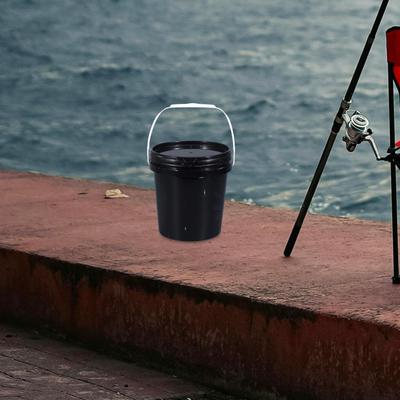 Eimer Mehrzweckeimer Tragbar mit Griff und Deckel Lebensmittelaufbewahrungsbehälter für Küche Zuhause