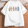 Jesus The Way The Truth The Life Tshirt Men Women Religious Faith Christian T Shirt Casual Cotton Bible Verse Jesus Lover