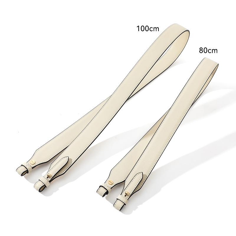 Black Cowhide Leather Shoulder Bag Strap A-72 Replacement Accessory for Women's Bags