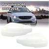 Door Rearview Mirror Cover Caps, Compatible With Volvo XC60 2013-2018 Ice White With Buckle Side Mirrors Housing Frame Cover(1pc Right)
