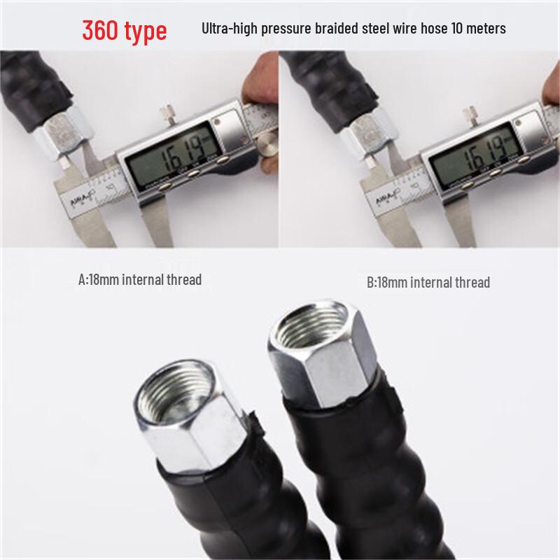 Hengdunda High-Pressure Washer Steel Wire Hose