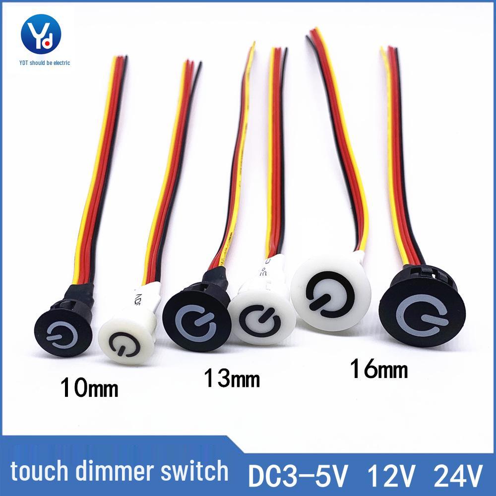 Stepless Touch Button Dimmer Switch with Four-Speed Dimming