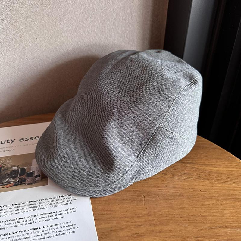 Retro Brim Wide Cotton Cap For Autumn Winter Seasonal Sun Unisex Protection