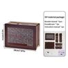 1pc Wooden Coin Bank with a Digital Counter, a Portable Change Box, a Reusable Family Financial Tool, Ideal for Christmas Gifts