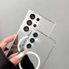 for Magsafe Mirror Make Up Case for Samsung Galaxy S25 S23 Ultra S24 FE S22 A55 A54 A35 A15 A16 A56 A36 Airbag Bumper Slim Cover