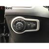 Car Head Light Lamp Switch Control Button Panel Cover Trim For Jeep Compass 2017 2018    Matte Interior Accessories