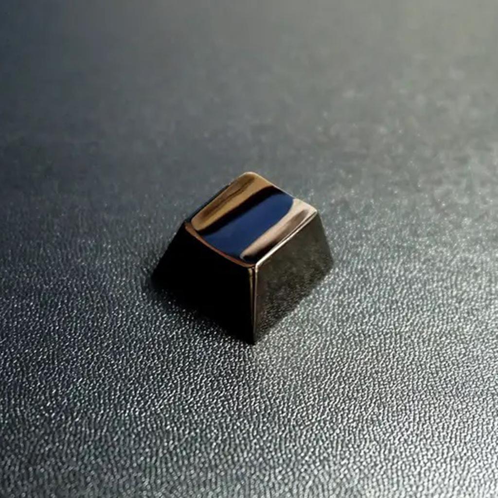Metal Keycaps Cherry Profile for Mechanical Keyboard Matte Keycap For R4 Switches Keycaps Black Silver Gold