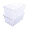 Reptile Tank Insect Spiders Tortoise Lizard Plastic Transparent Reptile Breeding Box Vivarium With Balcony Feeding Supplies