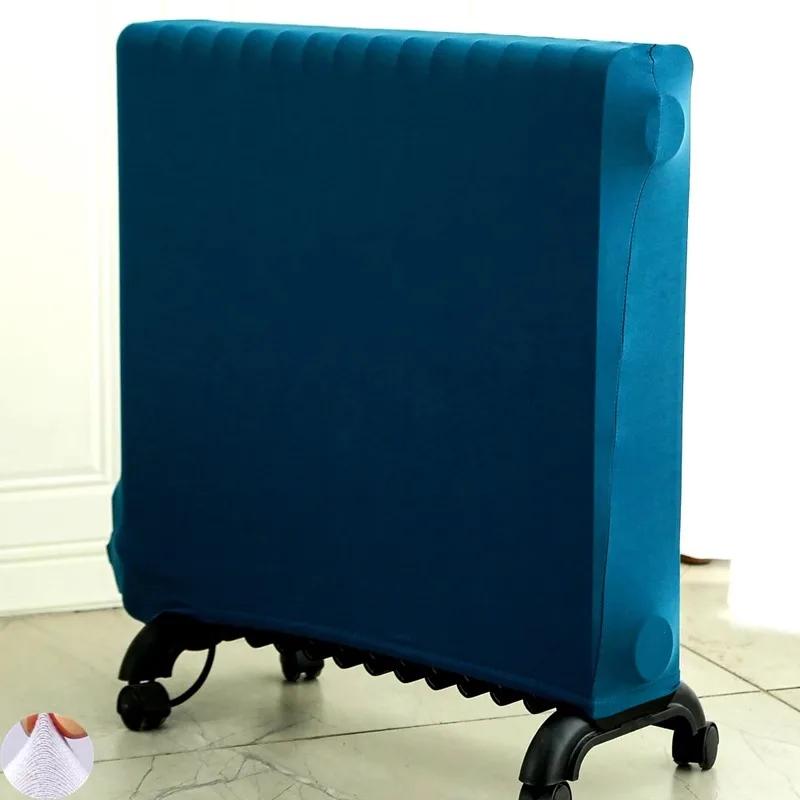 Solid Color Portable Heater Radiator Dust Cover Thickened Elastic Household Oil Tin Radiator Protective Storage Dust Covers