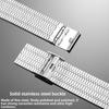 Μεταλλικό Βραχιόλι 18mm Για Casio μικρό τετράγωνο A158W A159W F91 Τροποποιημένο Συμπαγές Ανοξείδωτο Ατσάλι Λουράκι Ρολογιού ανδρικό Αδιάβροχο Λουράκι Ρολογιού