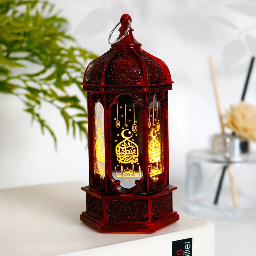 Ramadan Decoration Lantern Light 2024 Islamic Muslim Festival Party LED Lantern Ramadan Kareem Decorations for Home Accessories