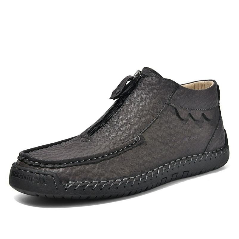 

Men s Shoes, Driving Casual Shoes, One-step Men s Leather Shoes, Low-cut Large Size Loafers EU47/CN48 серый