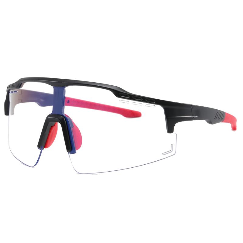 Riding Glasses Cycling Sunglasses Men Women Uv400 Color Change Sports Eyewear Fashion Bicycle Goggles Wrap Around Shades