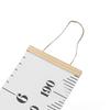 Pine Wood Canvas Height Measuring Ruler Dual Scale Mark Home Growth Recording Chart  Family Bedroom
