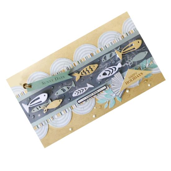 Ryba Metalowe Wykrojniki DIY Scrapbook Tłoczenie Papier Karty Robienie Dekoracja Szablon