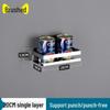 Wall-Mounted 304 Stainless Steel Spice Rack & Bathroom Hanger
