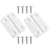 2pcs Replacement Hinges With 8pcs Stainless Screws Kit For Igloo Coolers Insulated Box Outdoor Cooking Eating Hardware Parts
