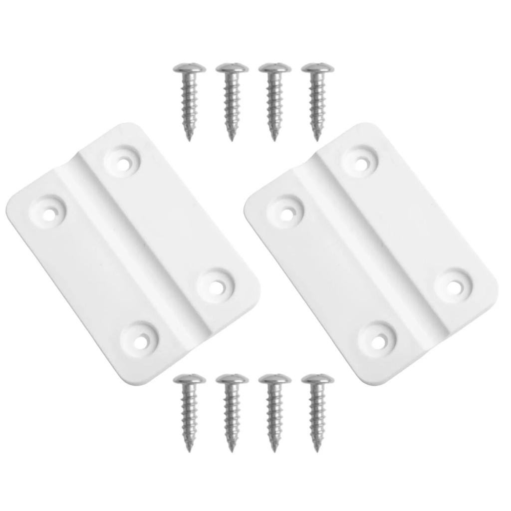 2pcs Replacement Hinges With 8pcs Stainless Screws Kit For Igloo Coolers Insulated Box Outdoor Cooking Eating Hardware Parts