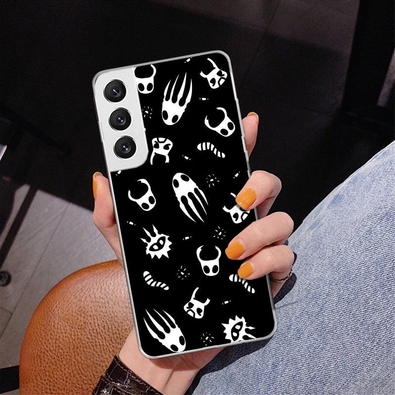 Hollow Knight Cartoon Phone Case For Samsung Galaxy S24 S25 Edge S26 Ultra S23 S22 S21 Plus S20 FE + Personalized Print Cover Ga