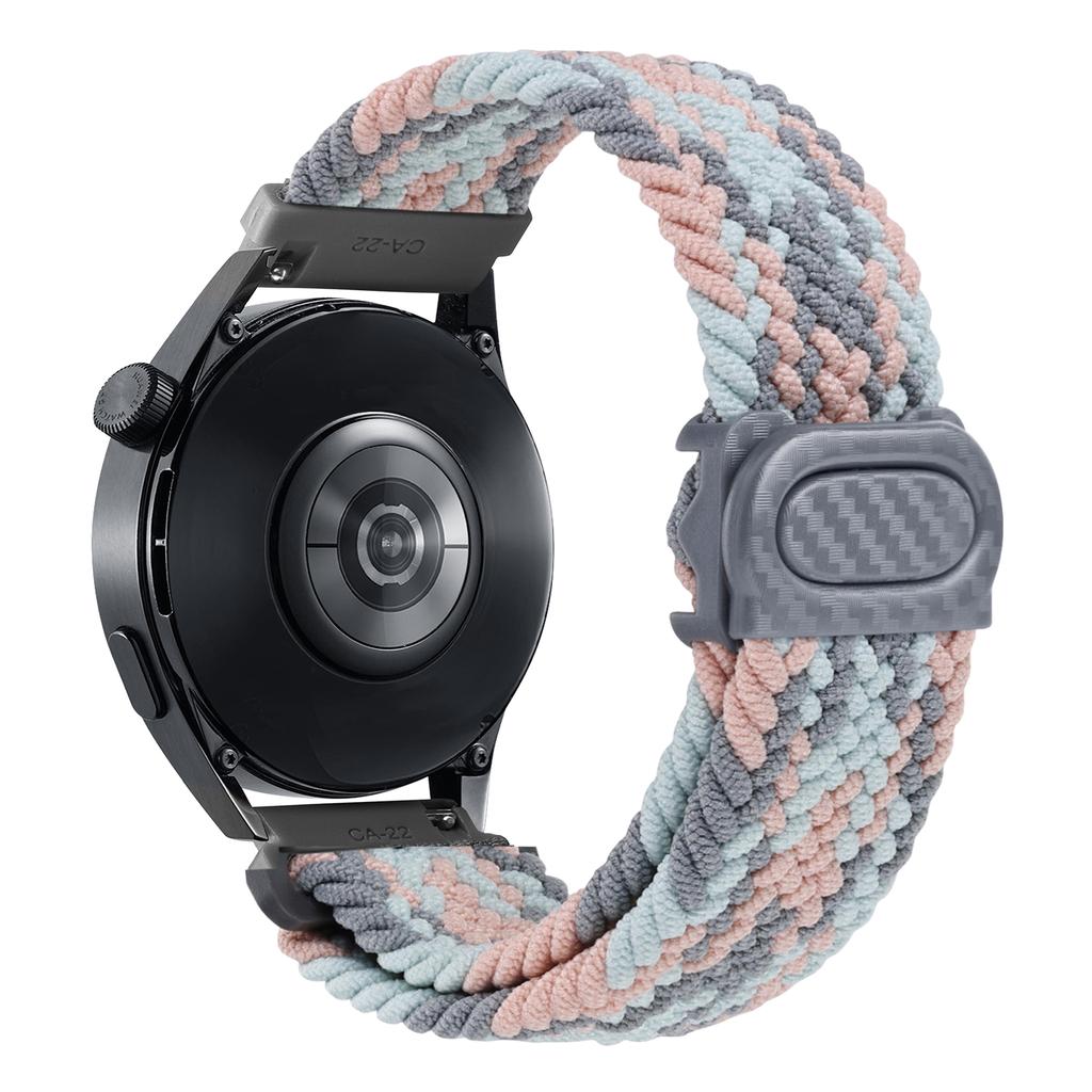 Strap For Samsung Galaxy Watch 7 6 4 classic/5 pro/active 2/s3/46 braided solo loop bracelet Huawei watch GT2 3 4 20mm/22mm Band