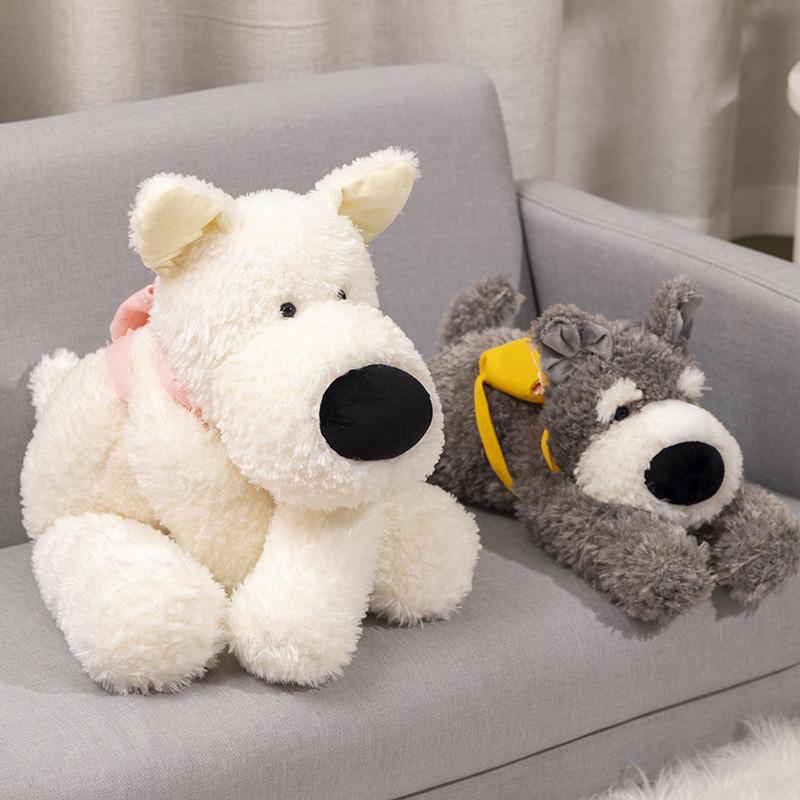 Highland Warm Cuddly Terrier And Schnauzer Plush Toy For Sleeping Snuggling And