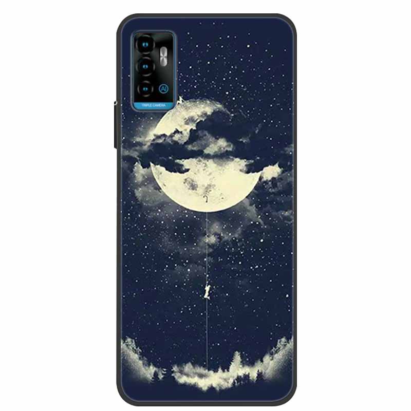 For ZTE Blade A71 Case Shockproof Soft silicone TPU Back Cover For ZTE BladeA71 Phone Cases for ZTE Blade A 71 2021 Cute Cartoon