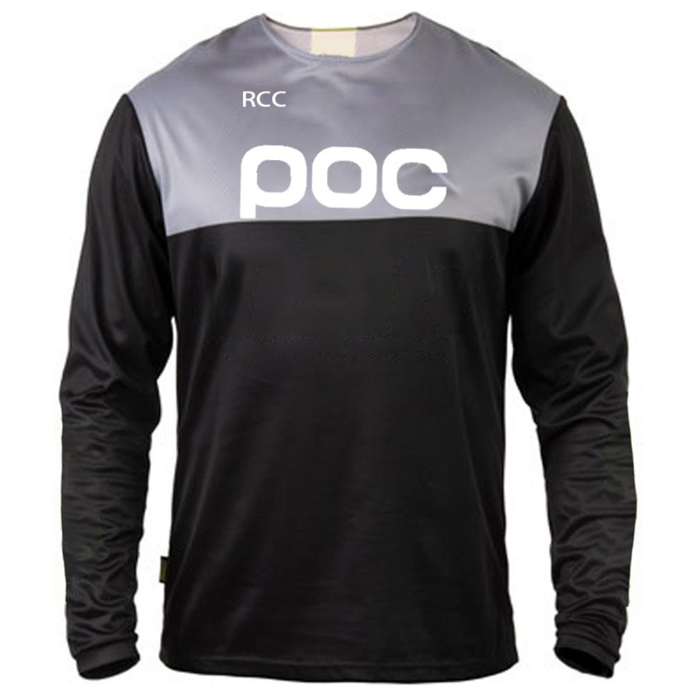 POC Men's Off-road Cycling Jersey Downhil Mountain Bike DH Shirt MX Motorcycle Long Sleeved T-shirt