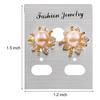 AEE4-500 Pack Hanging Earring Cards Earring Card Holder, Plain 1.2X1.5Inch Earring Display Holder With 6 Holes For Ear Studs Dur