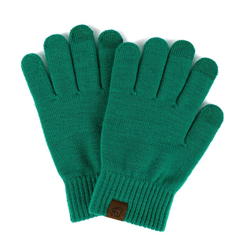 Gloves  Warm Winter  Five Finger Gloves  Candy Color  Finger Dividing Touch Screen Gloves  Student Writing Gloves  Prevent Cold