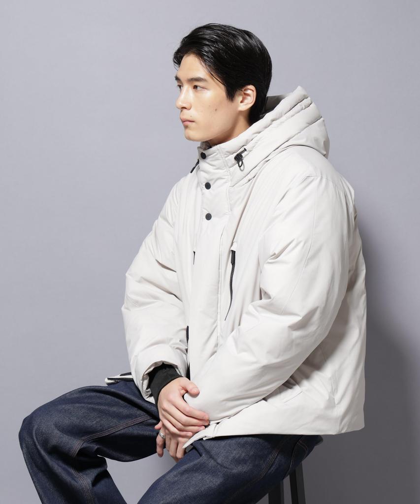 Nano Universe Nishikawa Down SOLOTEX Short Down Size (R) Jacket, Men's, M, 031, Off-White, 668-5214203