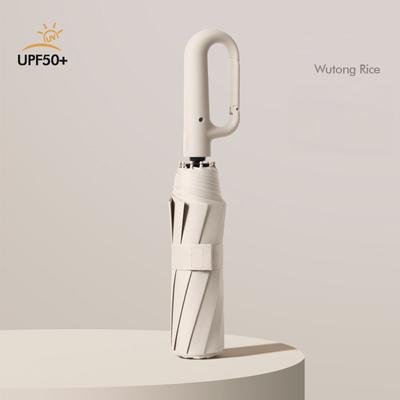 Full-automatic Ring Buckle Umbrella Dual-purpose Sun Protection and Ultraviolet Protection Folding Sun Umbrella Reinforced