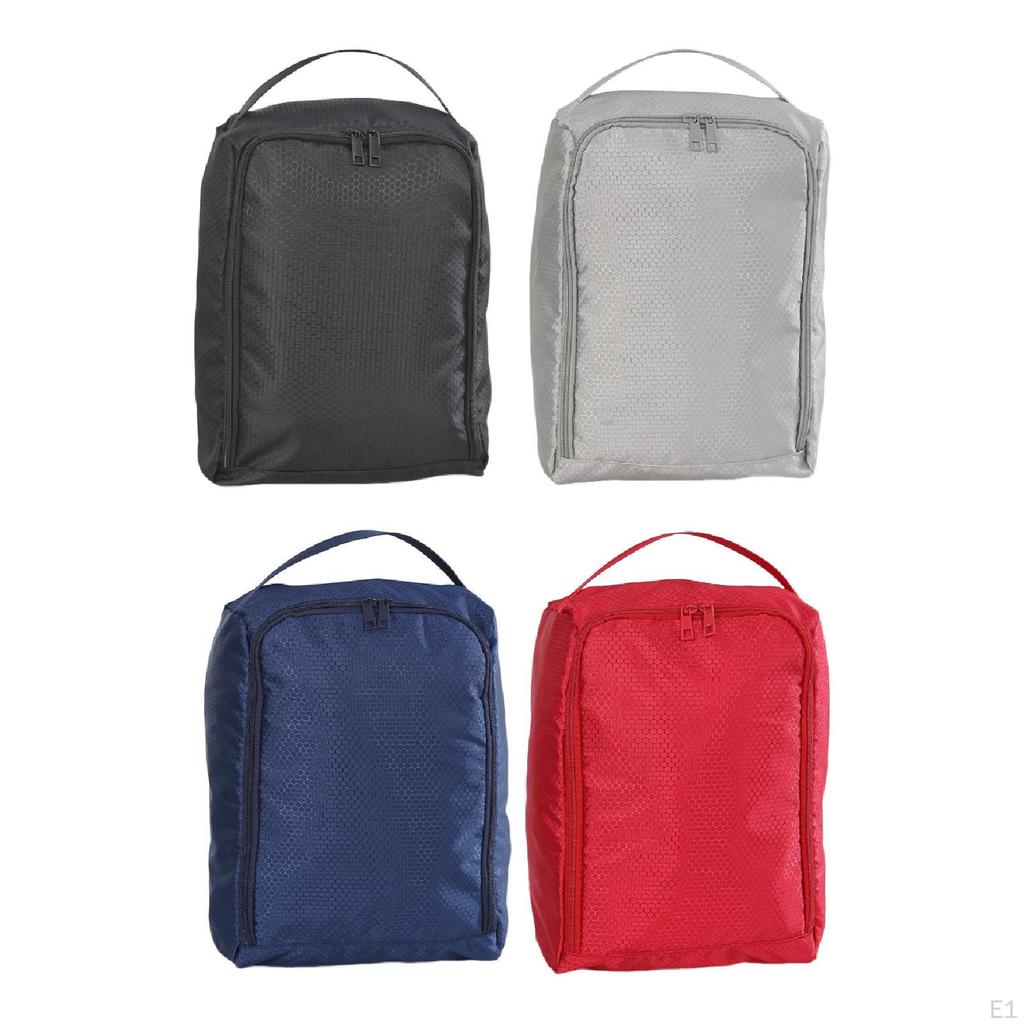 Golf Shoe Bag Carry Breathable Large Capacity Easy to Zippered Carrier