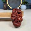 Small-Leaf Red Sandalwood Pendant: Wealth-Attracting Pixiu, Gourd, Dragon, Tortoise Design