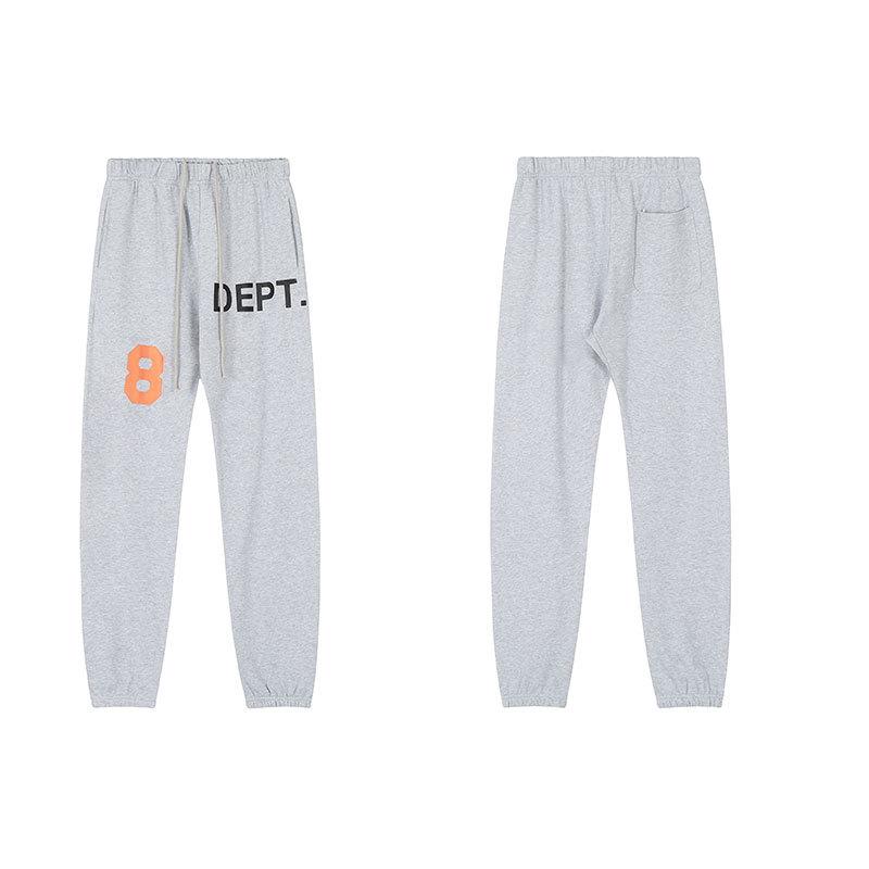 GALLERY DEPT Bluza Unisex z Kapturem Bawełniana z Plamami Farby Graffiti - Jesienna Luźna