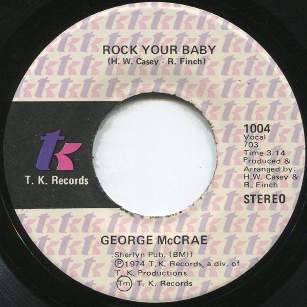 

7inch Record GEORGE MCCRAE - Rock Your Baby 1004 T.K. Records 1974 US Soul/Funk Used