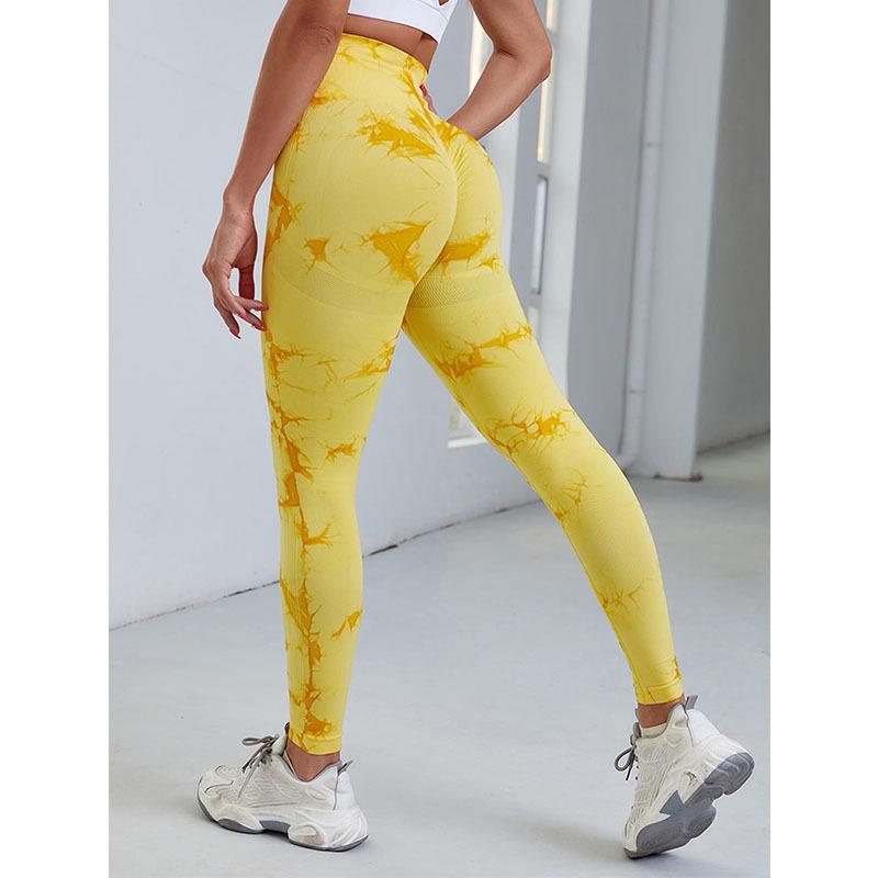 

Revamped High Waist Tie-dye Yoga Leggings - Tummy Control & Peach Lift Design L