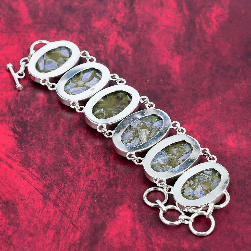 Copper Charoite Bracelet Jewelry,Gemstone 925 Solid Sterling Silver Jewelry,Handmade Beauteous Charoite Bracelet Gift For Love