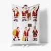 TU Christmas Blanket Flannel Throw Soft Cozy Warm Holiday Decor Festive Gift Home Decor Winter Bedspread Gift Idea