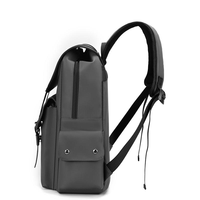 Foreign trade hot-selling men's backpack simple solid color multi-functional large-capacity travel backpack new men's business backpack