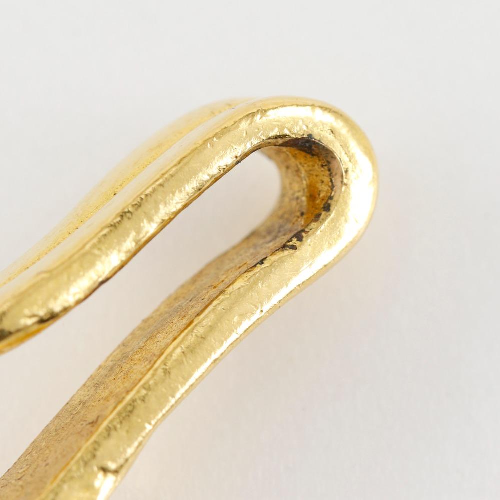 Chanel COCO Mark Necklace Vintage Plated Gold 84.6g Women Used