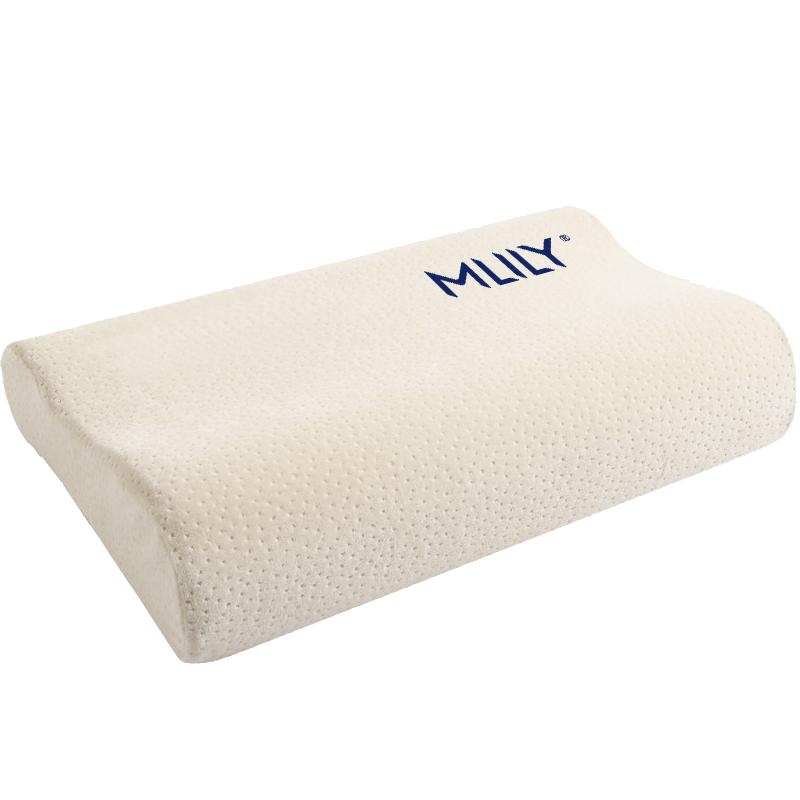MLILY Illusion Dream Memory Foam Neck Support Pillow Low
