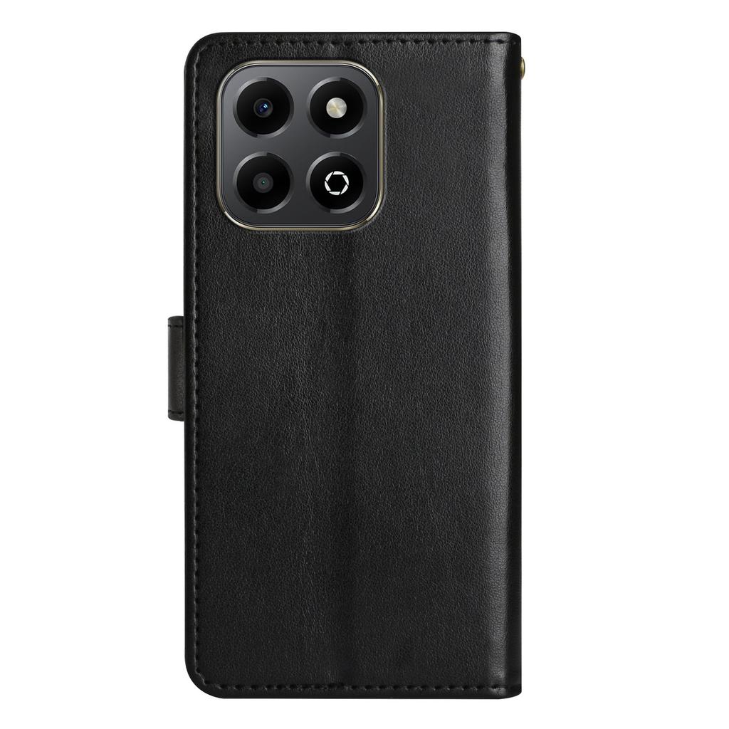 For Honor X7c 4G/200 Smart 5G Case Pattern Imprint PU Leather Phone Wallet Cover with Strap