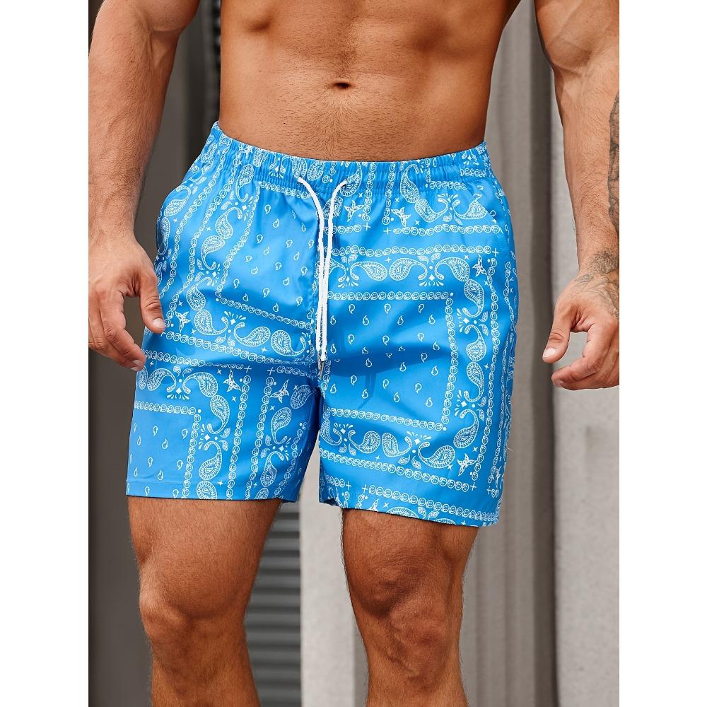 Vintage Floral Graphic Printed Men's Beach Shorts 3D Printing For Men's Outdoor Casual Shorts Men's and Women's Shorts
