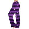 Women's Halloween Print Loose Fit Pajama Pants for Home and Casual Wear