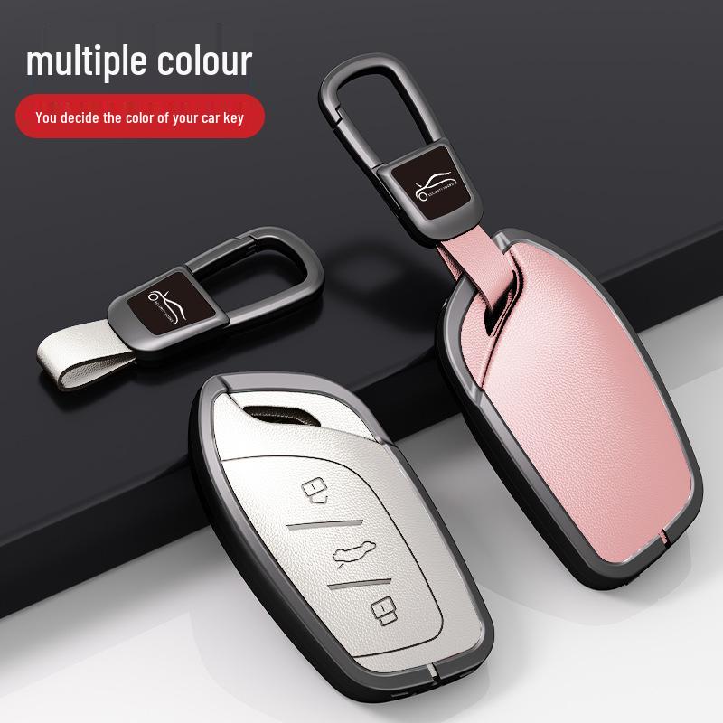 Compatible Metal Key Shell Cover for Roewe RX5 (2016-2020), I6, RX8, RX3, EI5 Models.